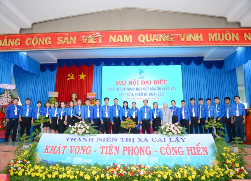 Thanh niên tôn giáo tiêu biểu tại Đại hội Liên Hiệp Thanh niên Việt Nam thị xã Cai Lậy nhiệm kỳ 2024 – 2029
